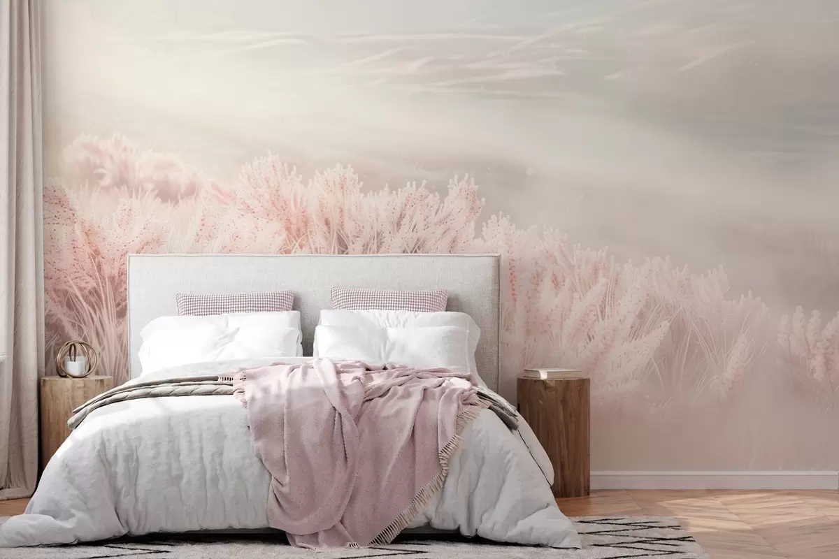 murales de pared  un campo con hierba mullida w04211