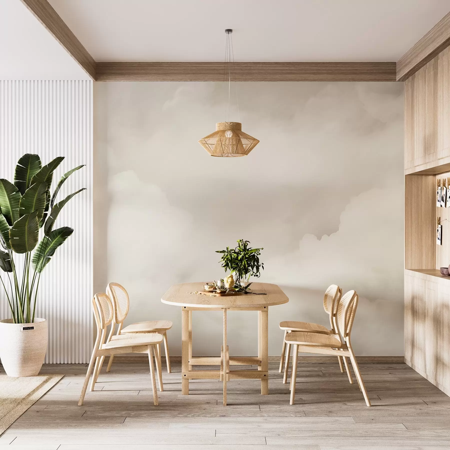 murales de pared Nubes suaves w04224