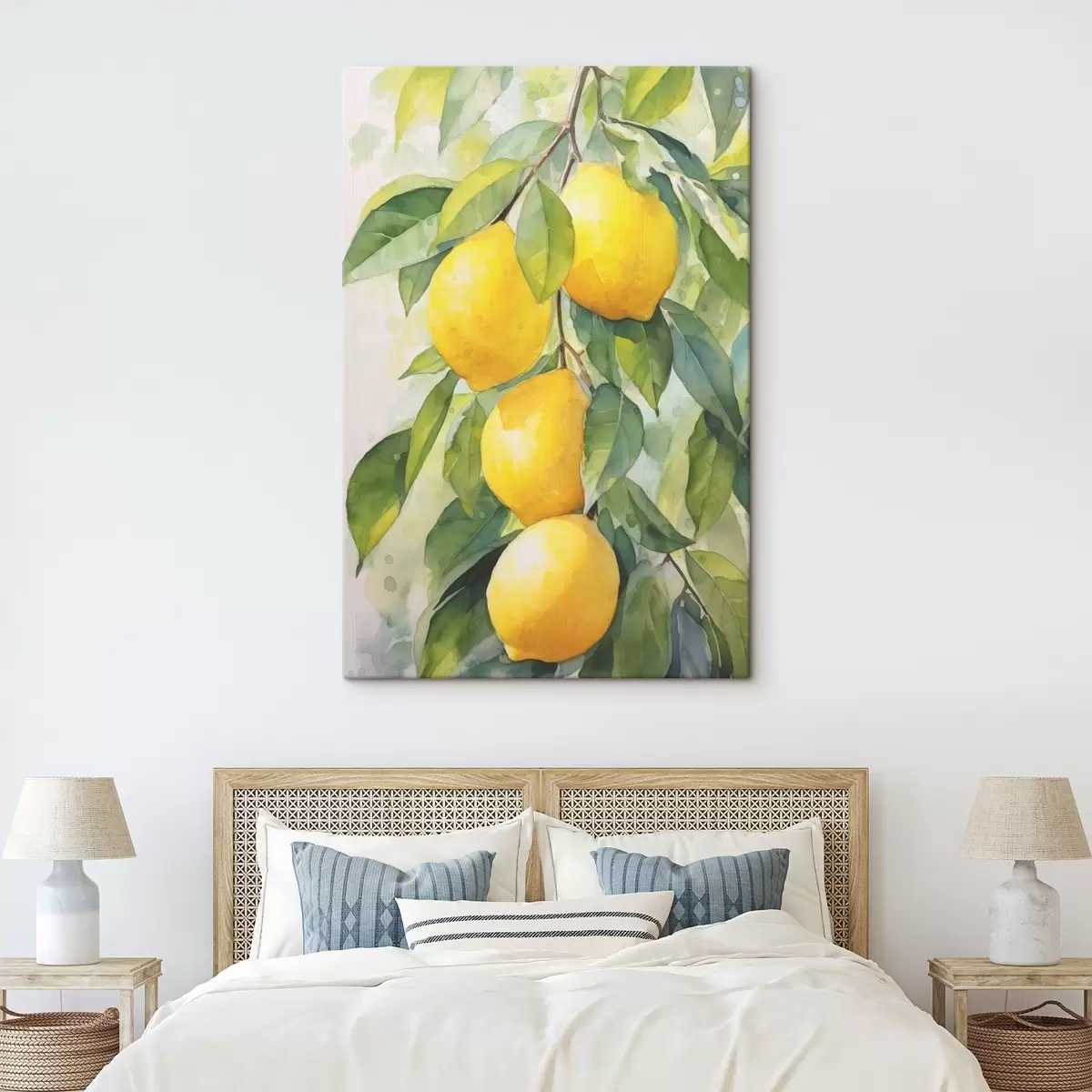 murales de pared Rama de limones s45001