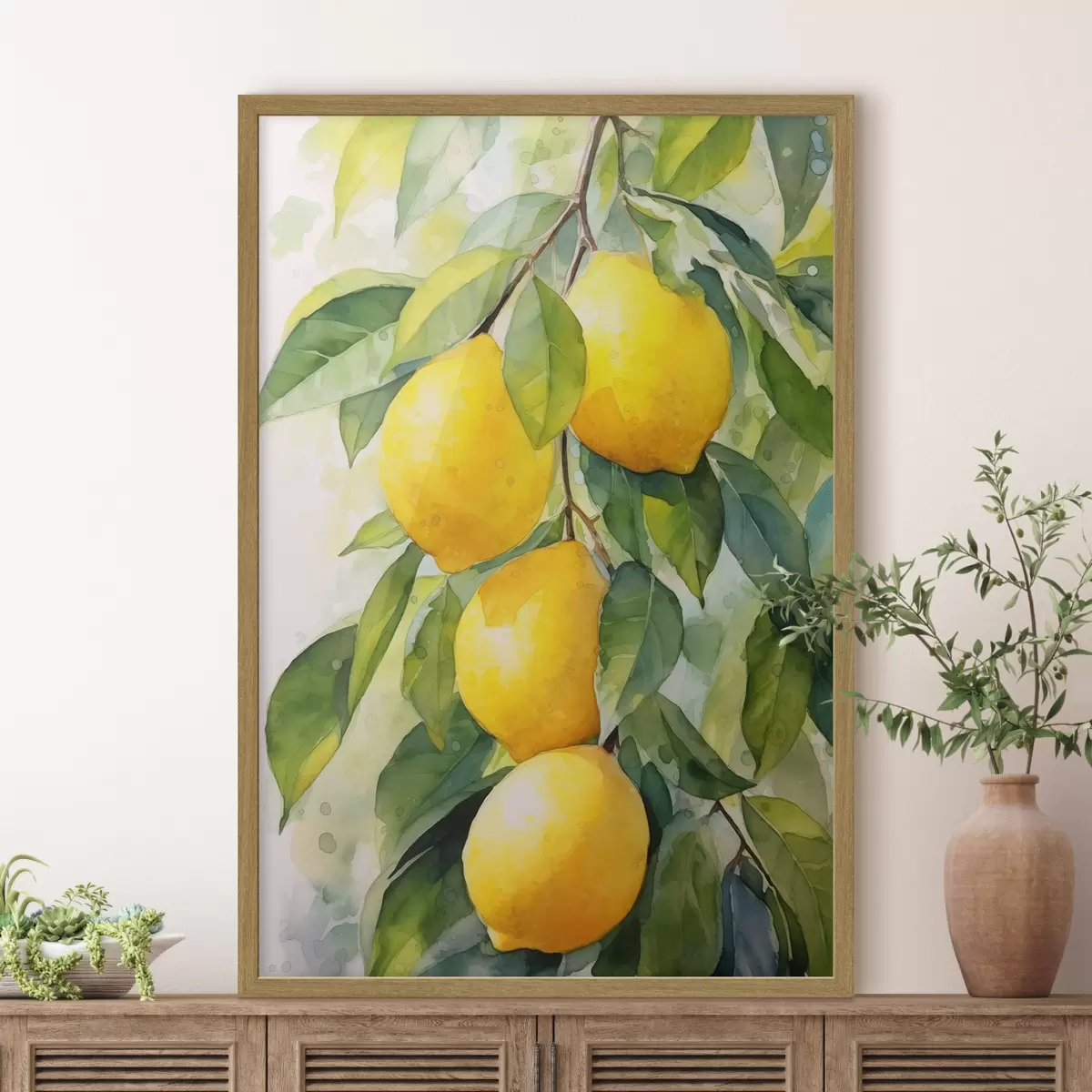 Poster Rama de limones f45001
