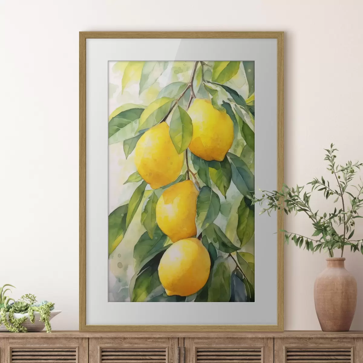 Poster Rama de limones f45001