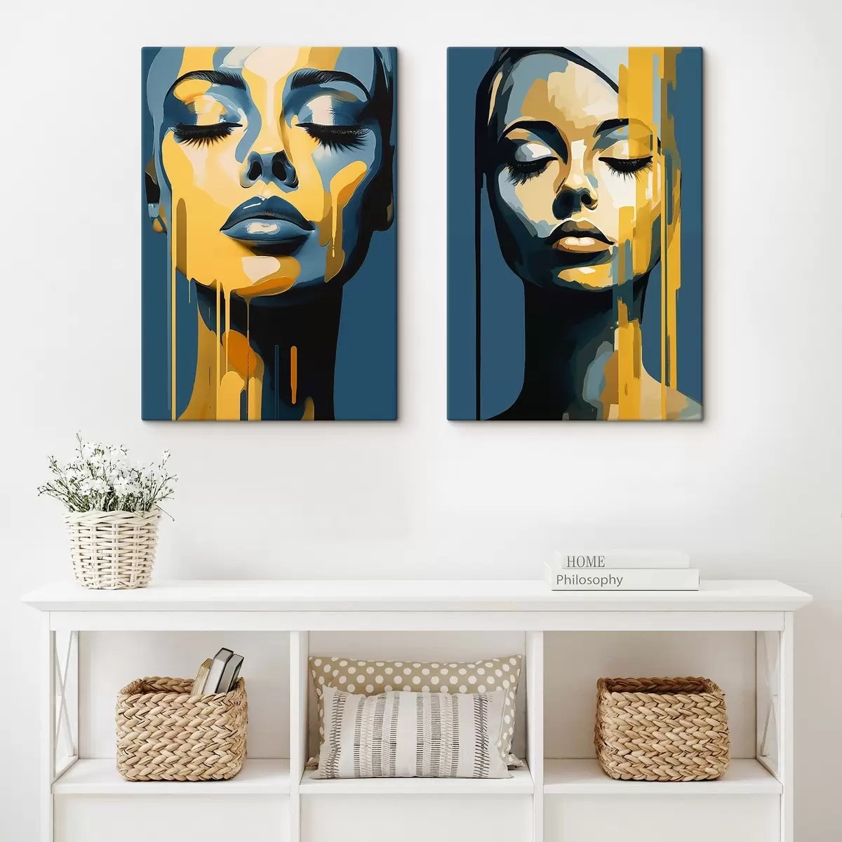 murales de pared Retratos de mujeres m00474