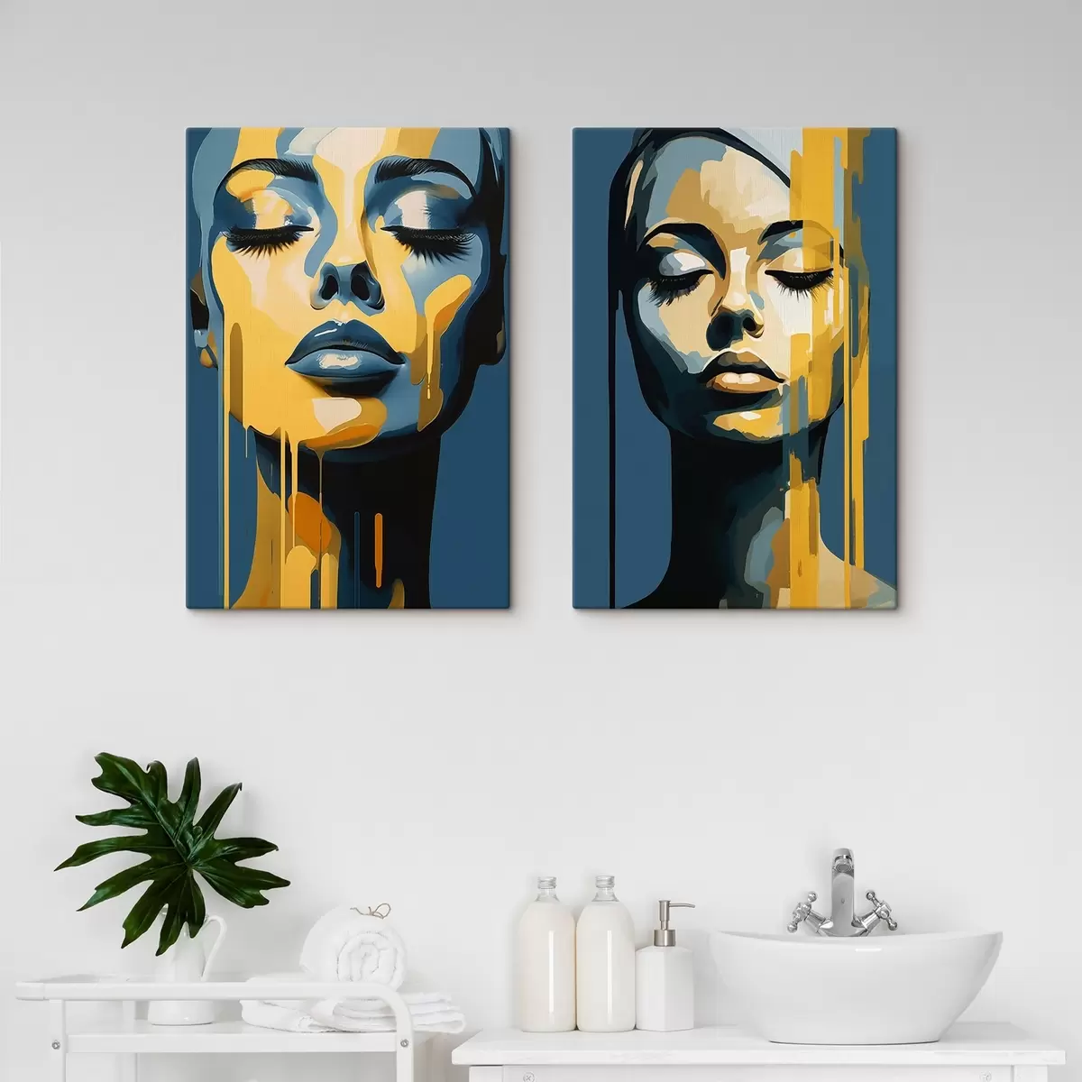 murales de pared Retratos de mujeres m00474