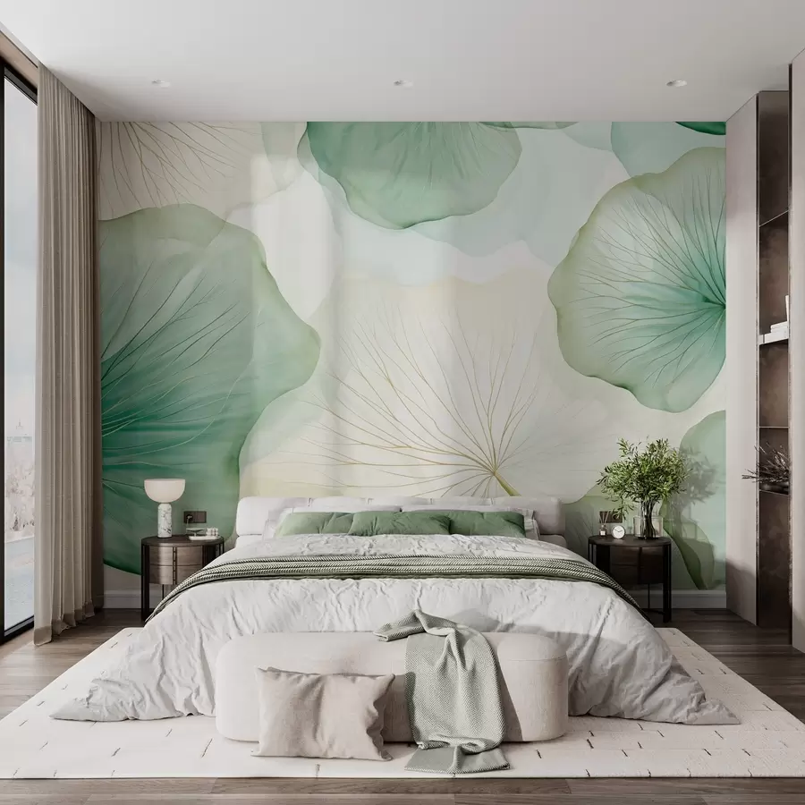 murales de pared Hojas grandes w04231