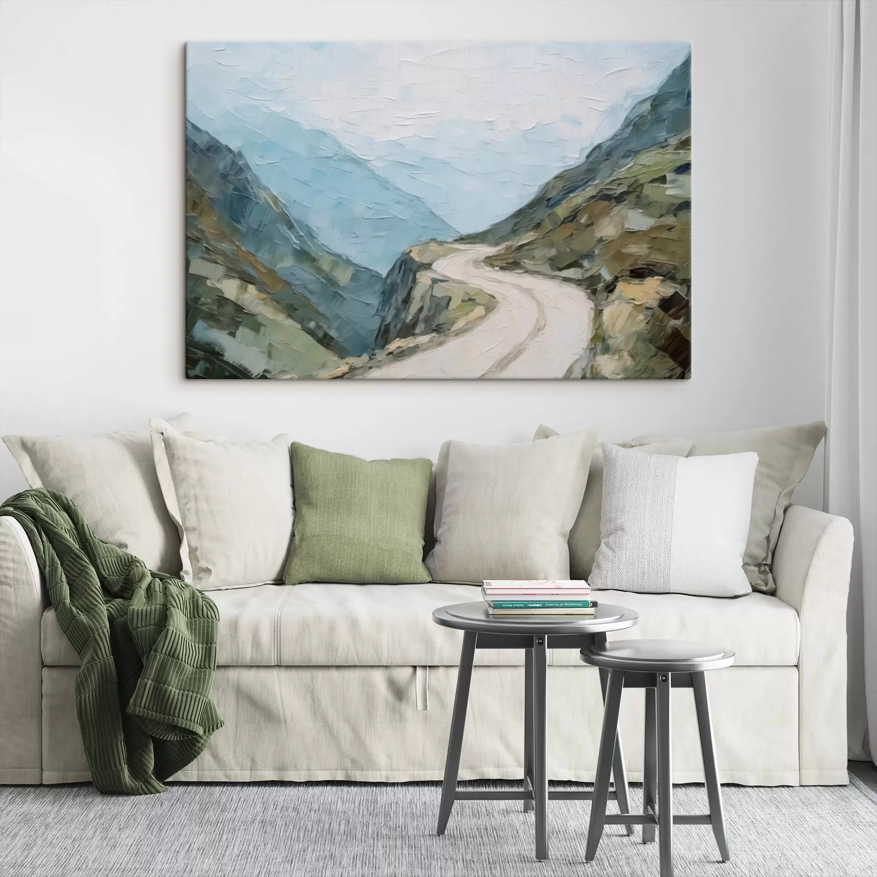 murales de pared Carretera entre montañas s45018