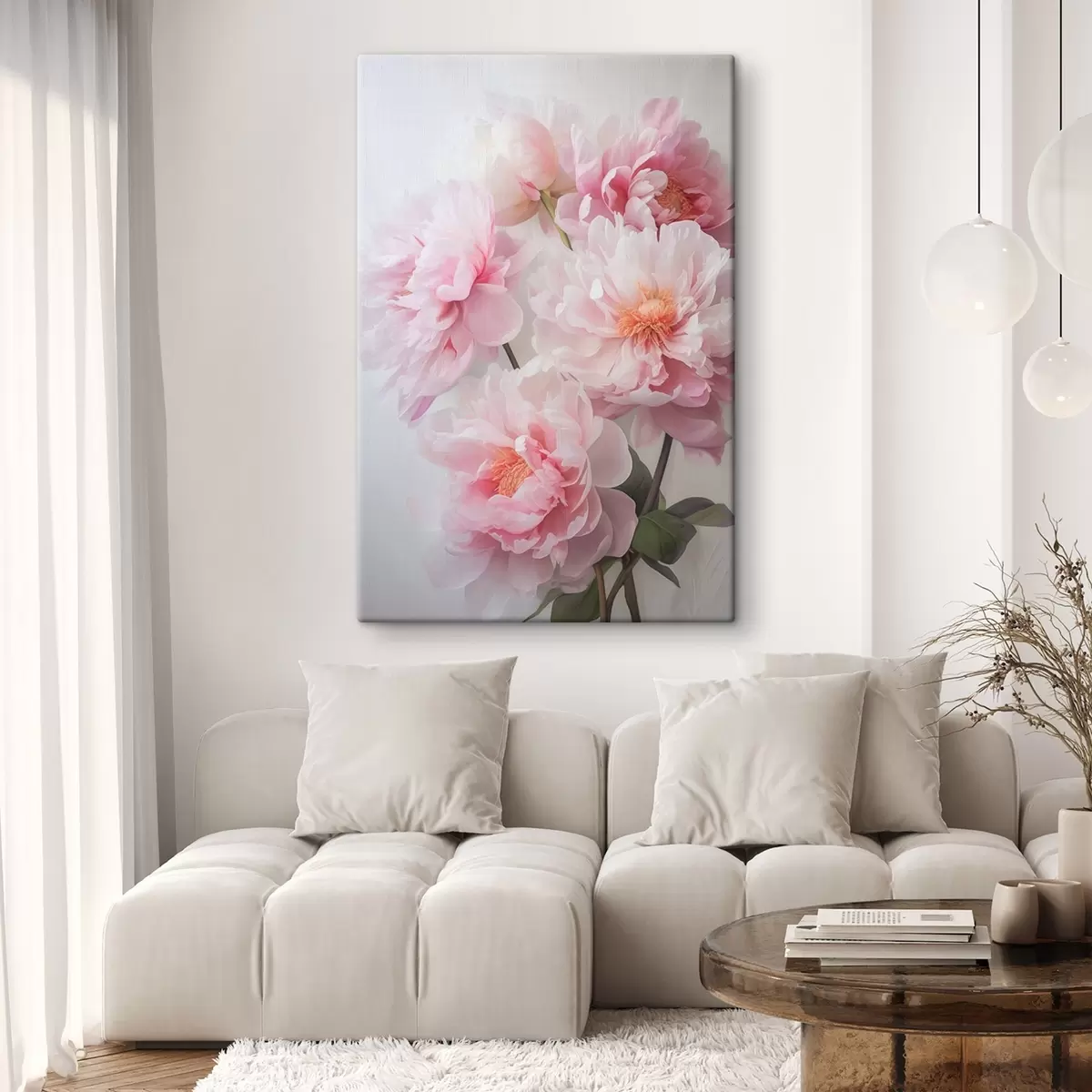 murales de pared Peonías s45025