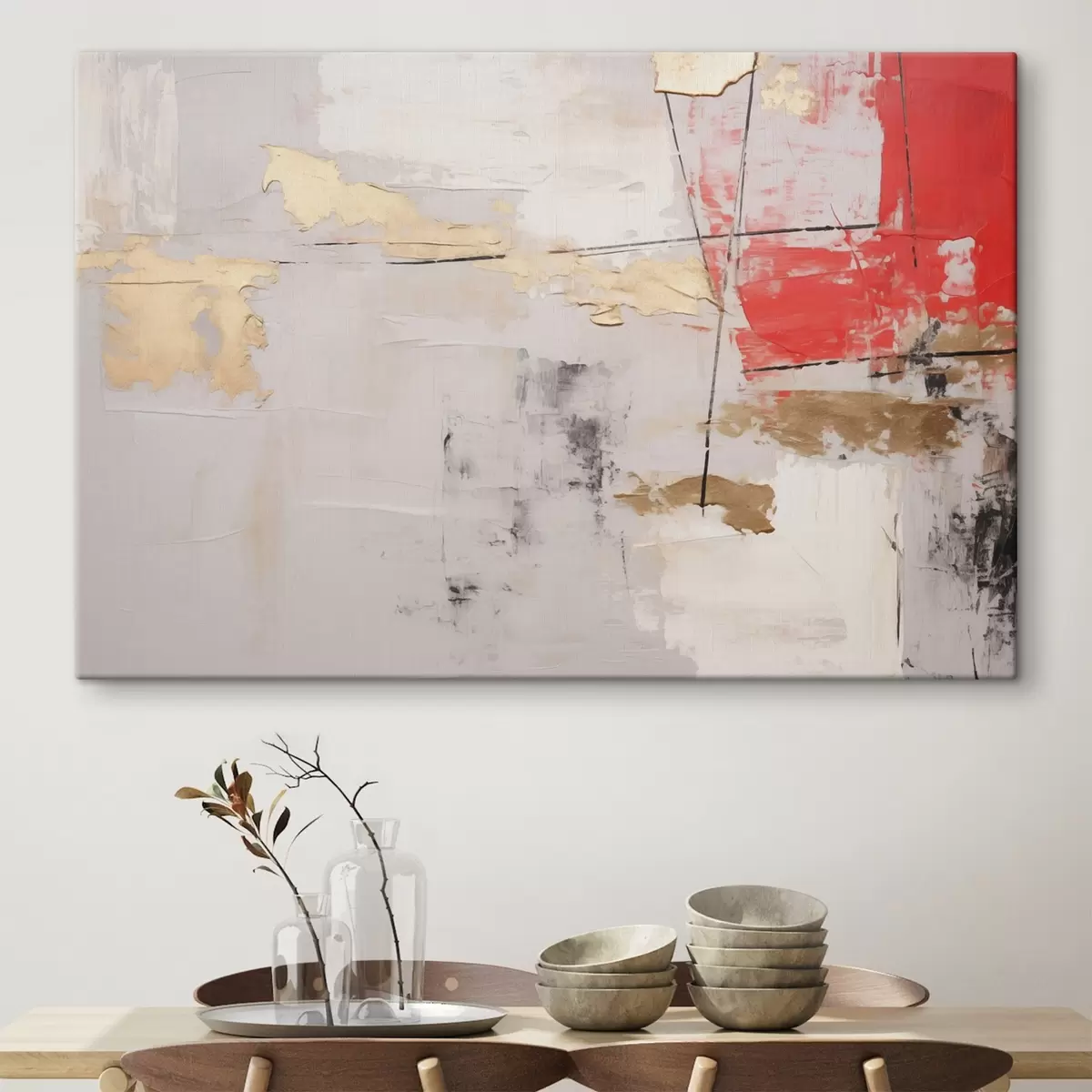 murales de pared Abstracción caótica s45026