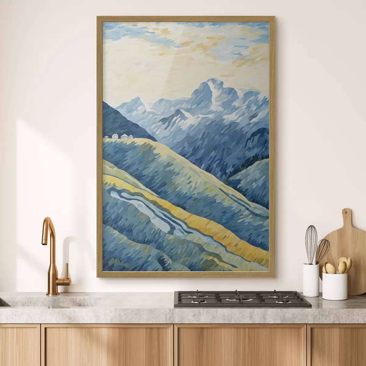 Poster paisaje de montaña f45027