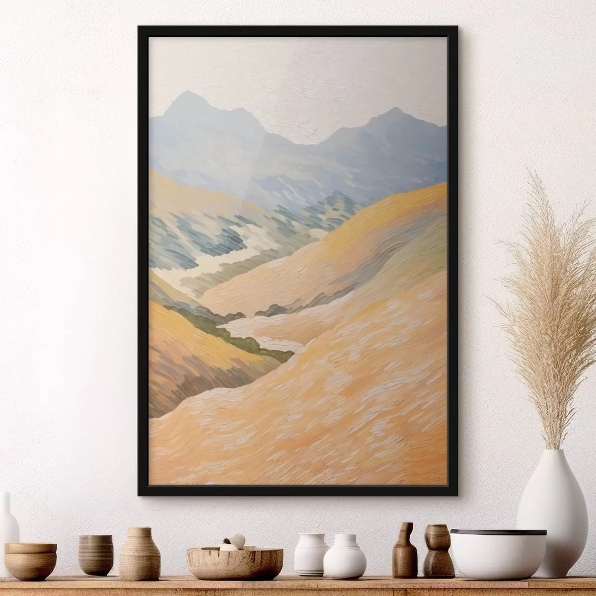 Poster paisaje de montaña f45028