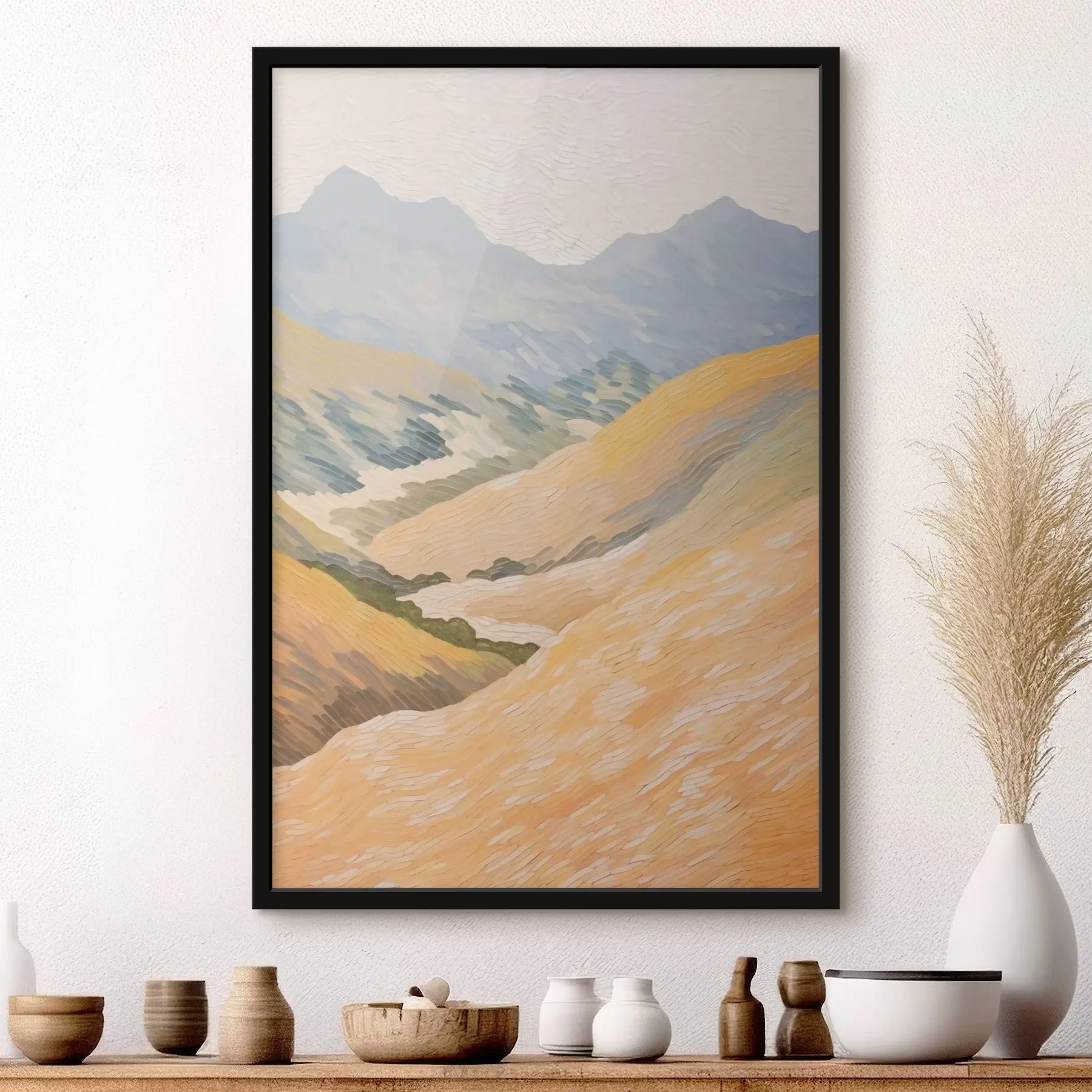 murales de pared paisaje de montaña f45028