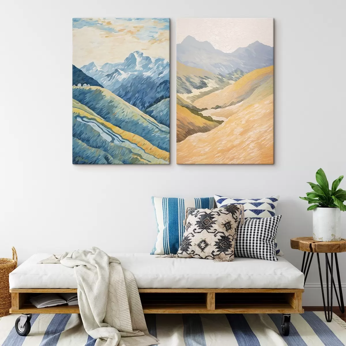 murales de pared paisaje de montaña m00486