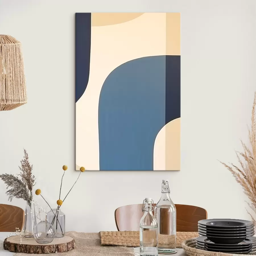 murales de pared Ondas abstractas s45074