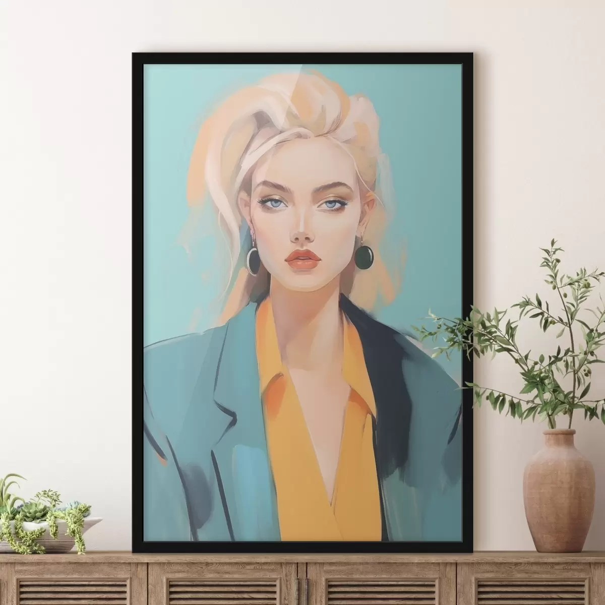 Poster Retrato de mujer f45072