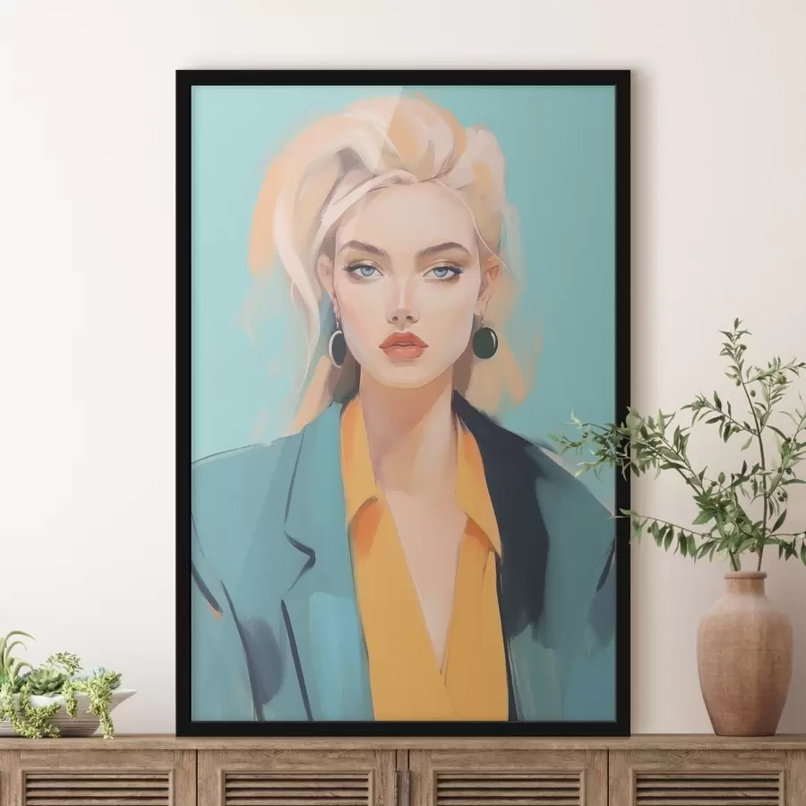 murales de pared Retrato de mujer f45072