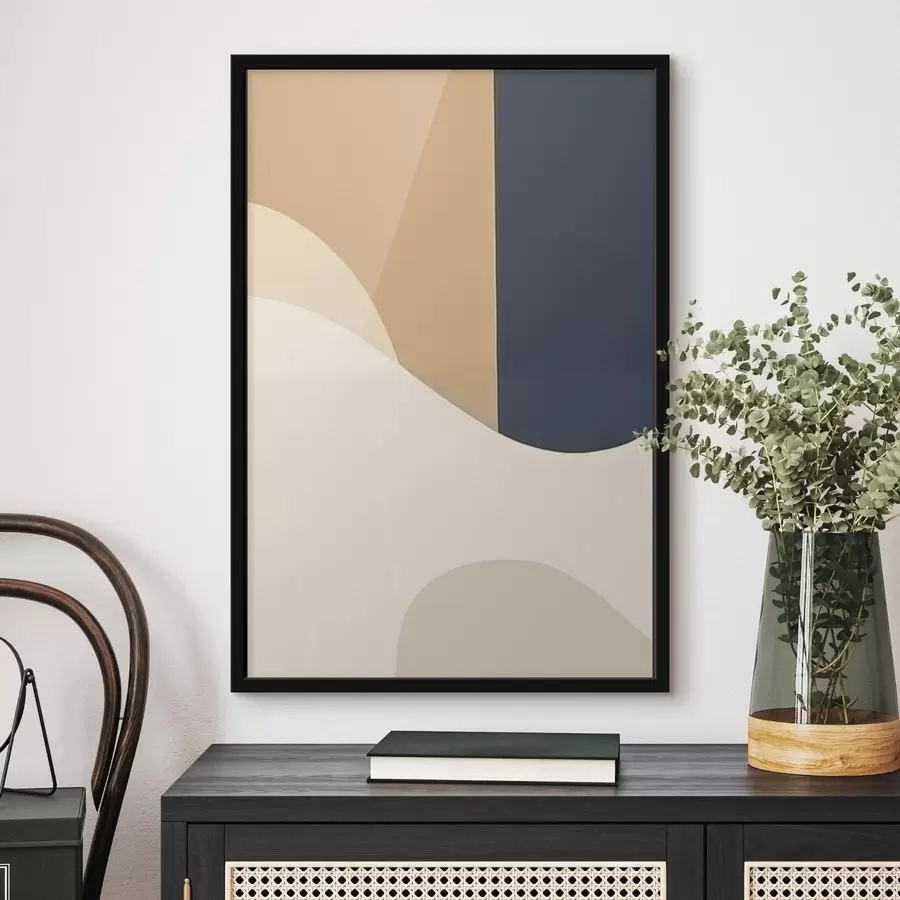 murales de pared Ondas abstractas f45073