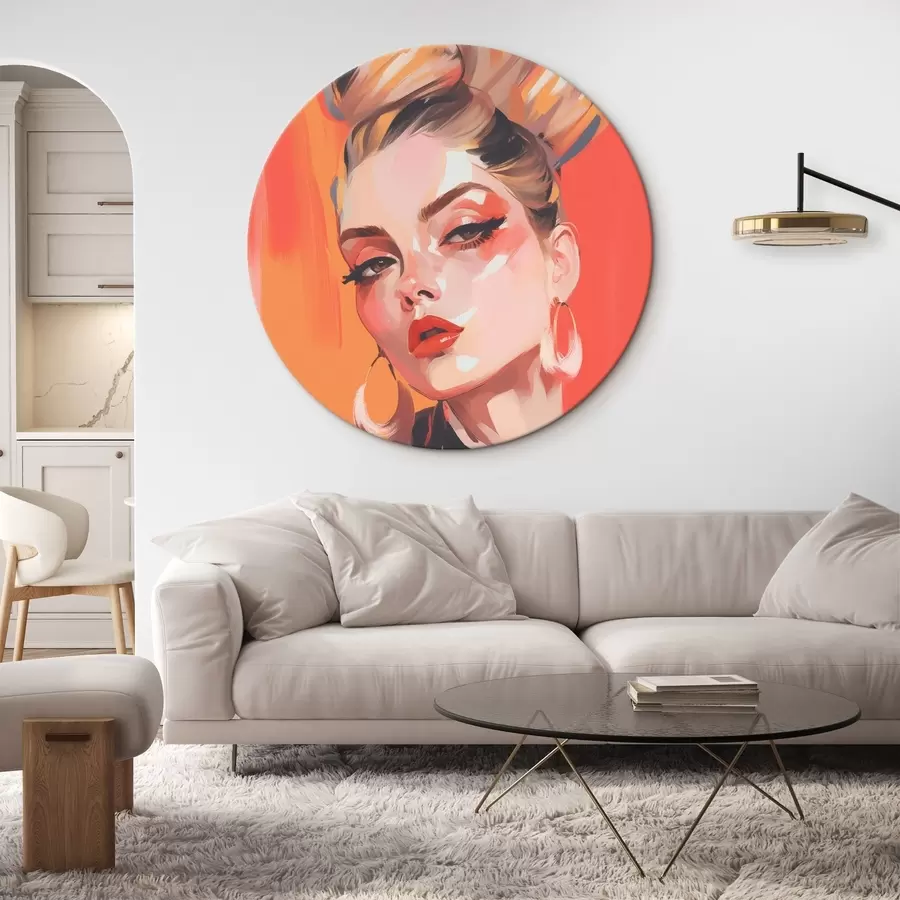 murales de pared Mujer brillante r45080