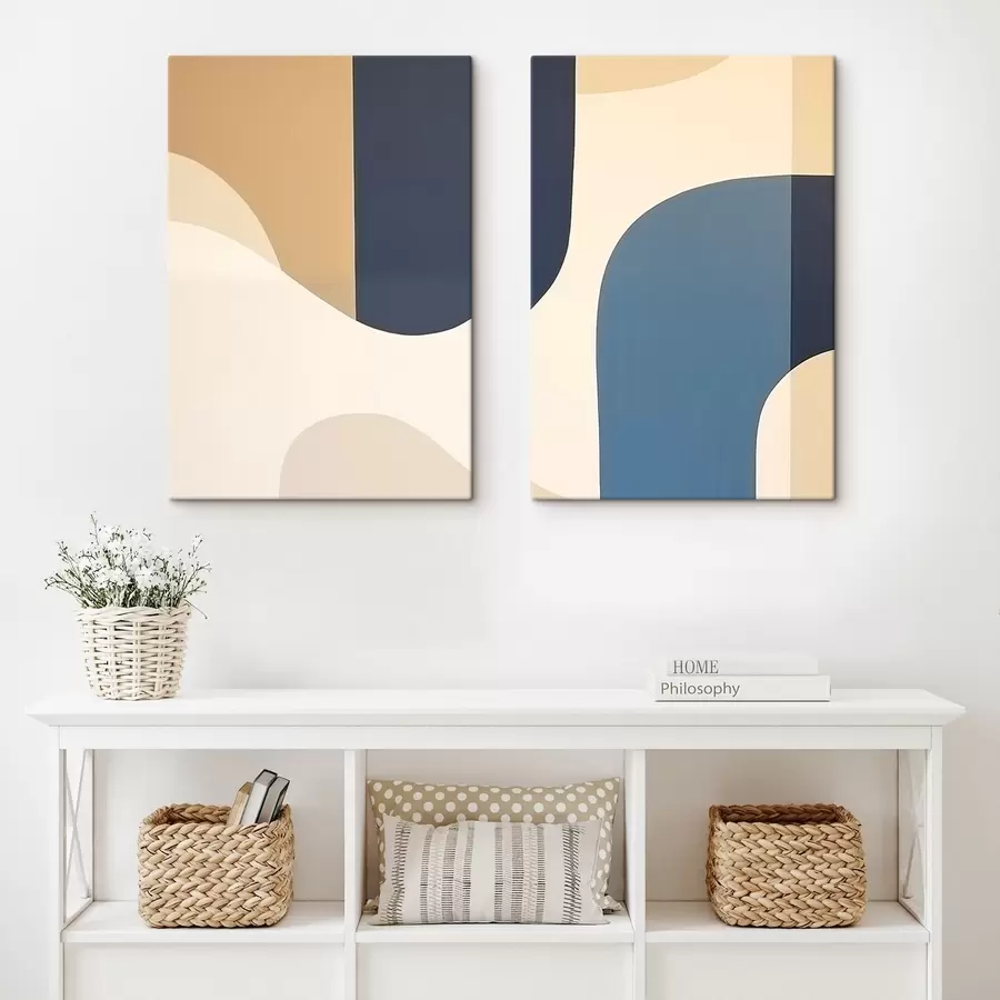 murales de pared Líneas abstractas m00495