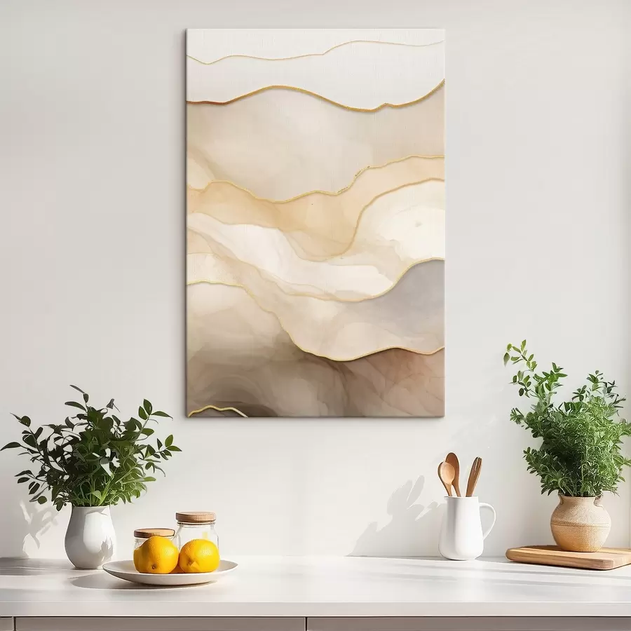 murales de pared capas, beige, abstracto, textura, suave, tejido, natural, fluido, neutro s45088