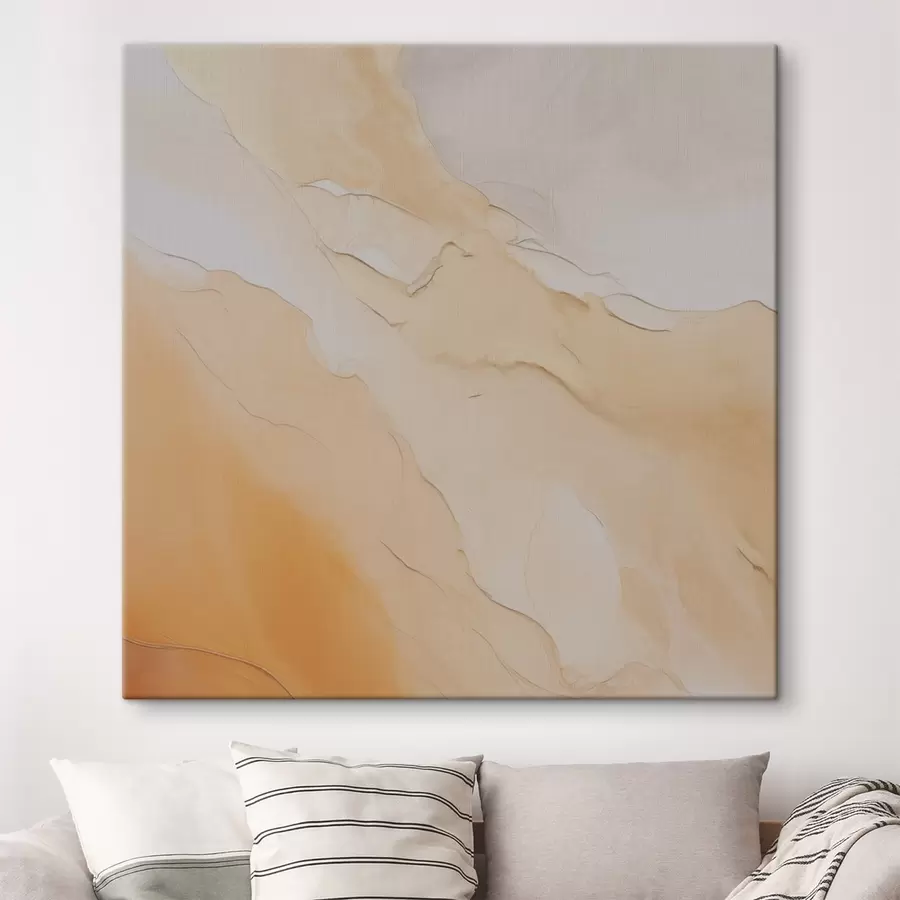 murales de pared abstracto, fluido, beige, naranja, textura de mármol, mezcla suave, formas orgánicas, liso s45105