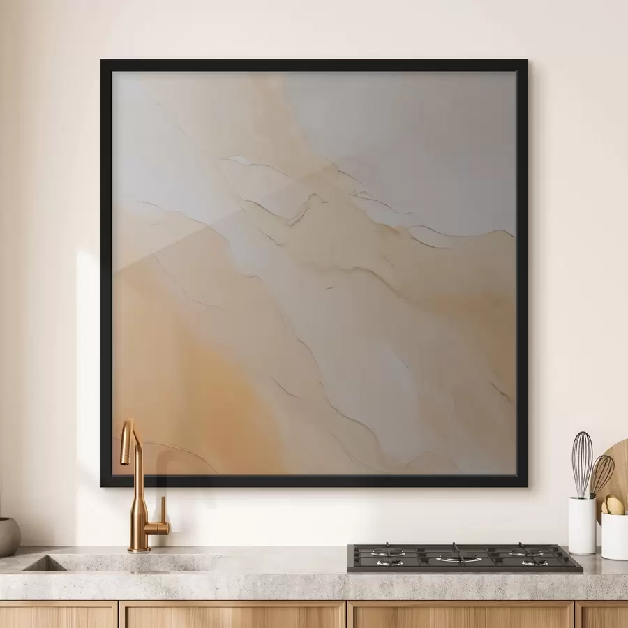 murales de pared abstracto, fluido, beige, naranja, textura de mármol, mezcla suave, formas orgánicas, liso f45105