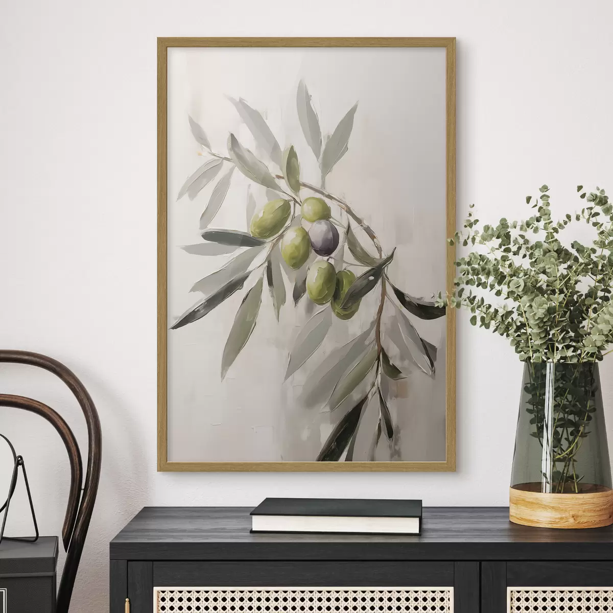 Poster Olivas en luz suave f45110