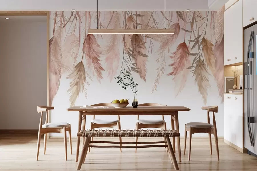 murales de pared Flores secas w04253