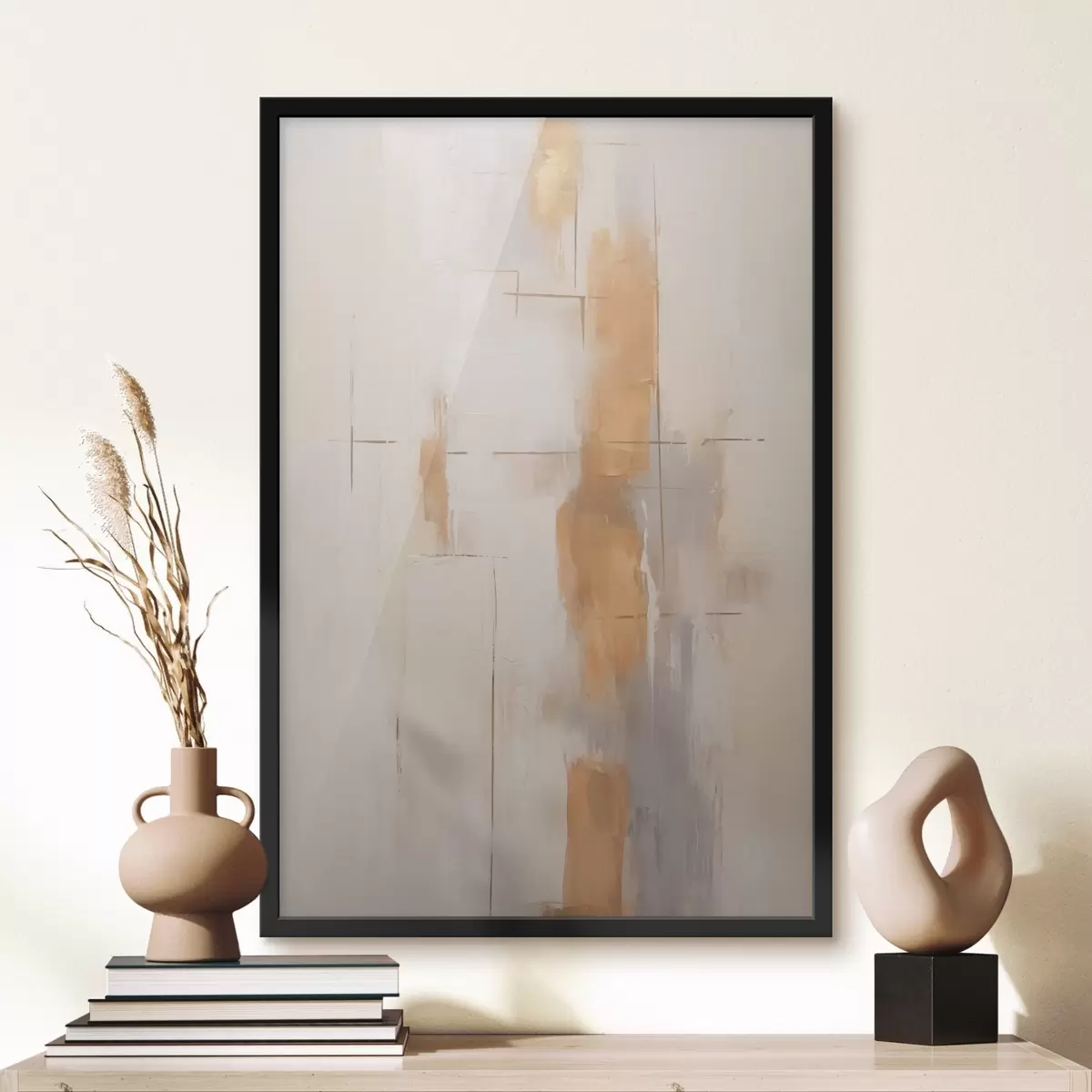 Poster Trazos y líneas abstractas f45113