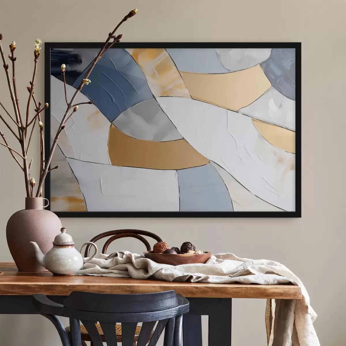 Poster Abstracción geométrica moderna f45118