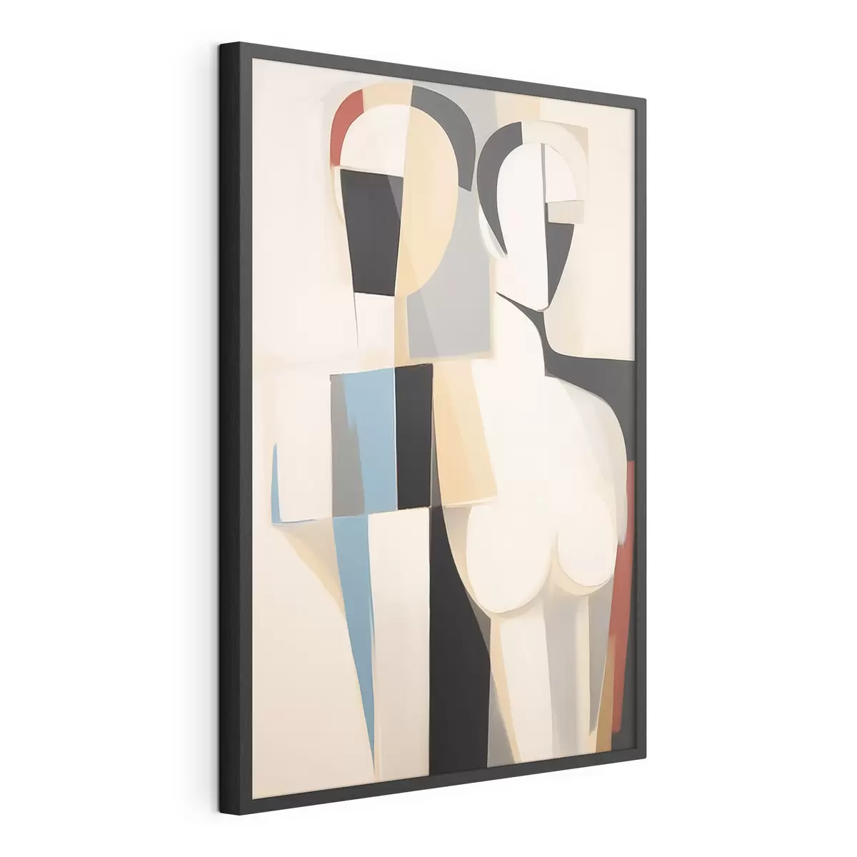 Poster Retrato abstracto de una pareja f45123