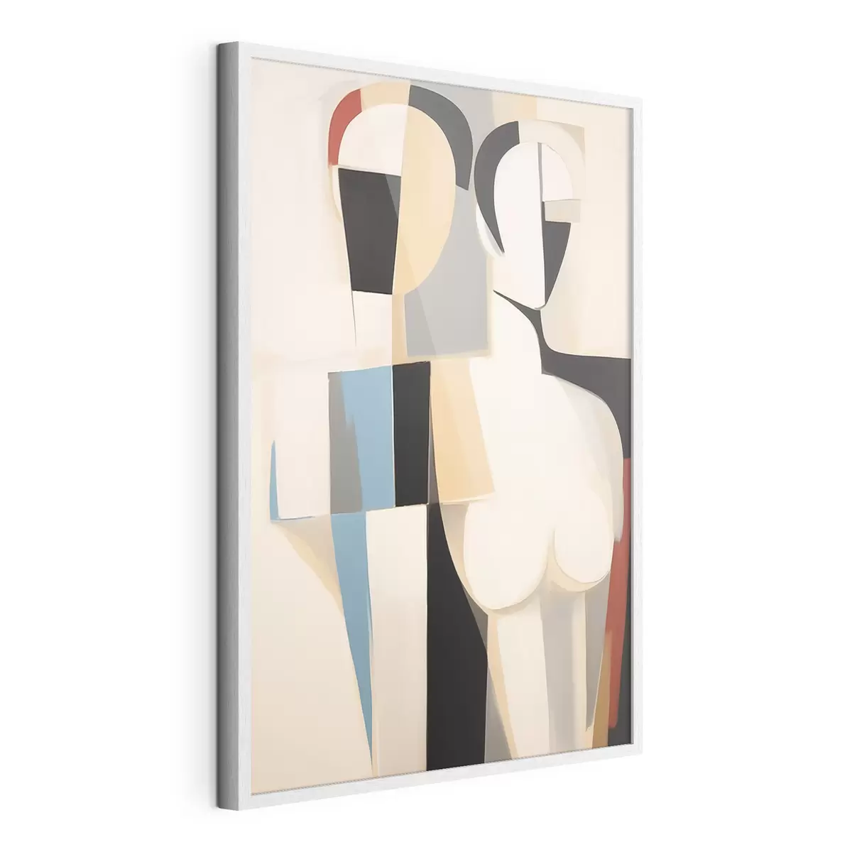 Poster Retrato abstracto de una pareja f45123