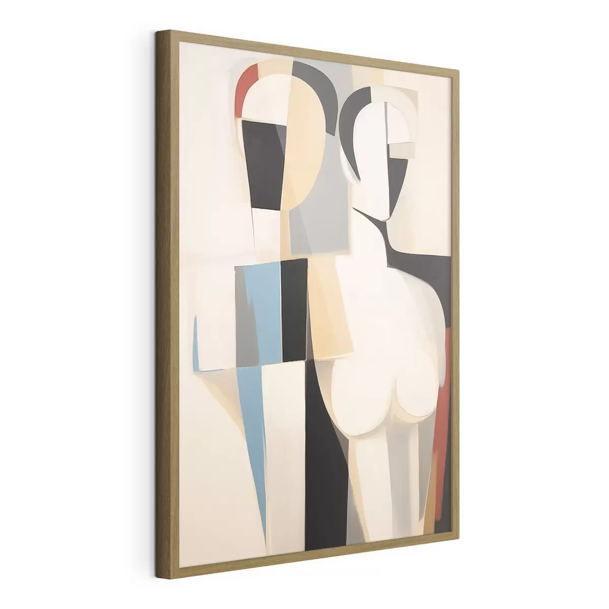 Poster Retrato abstracto de una pareja f45123
