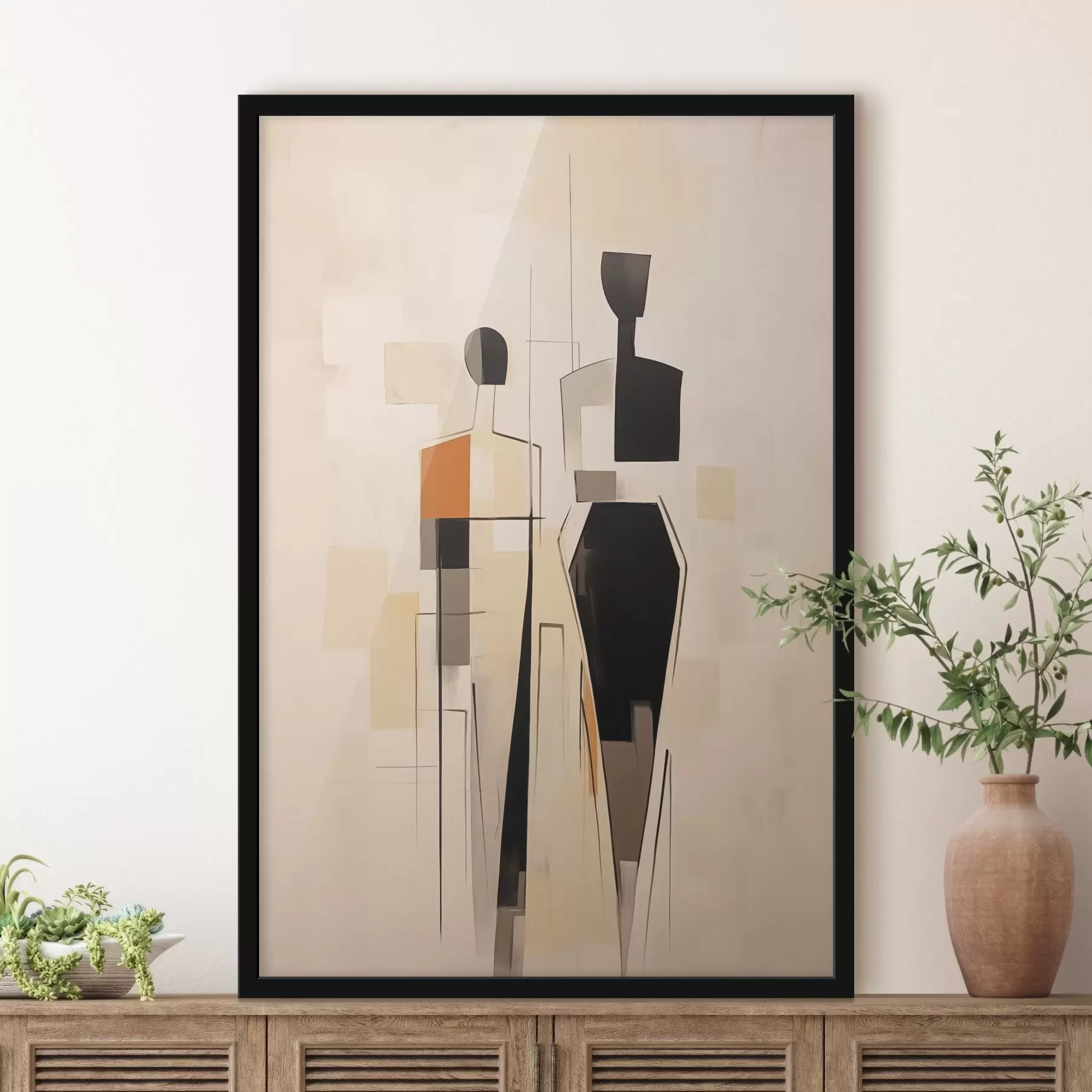 murales de pared siluetas abstractas f45124