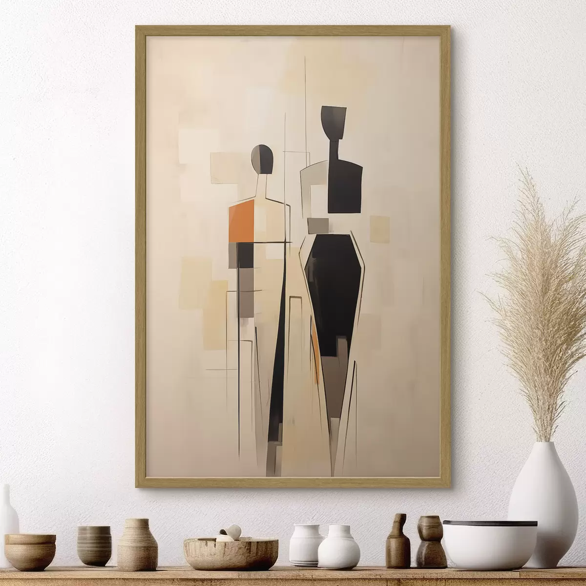 Poster siluetas abstractas f45124