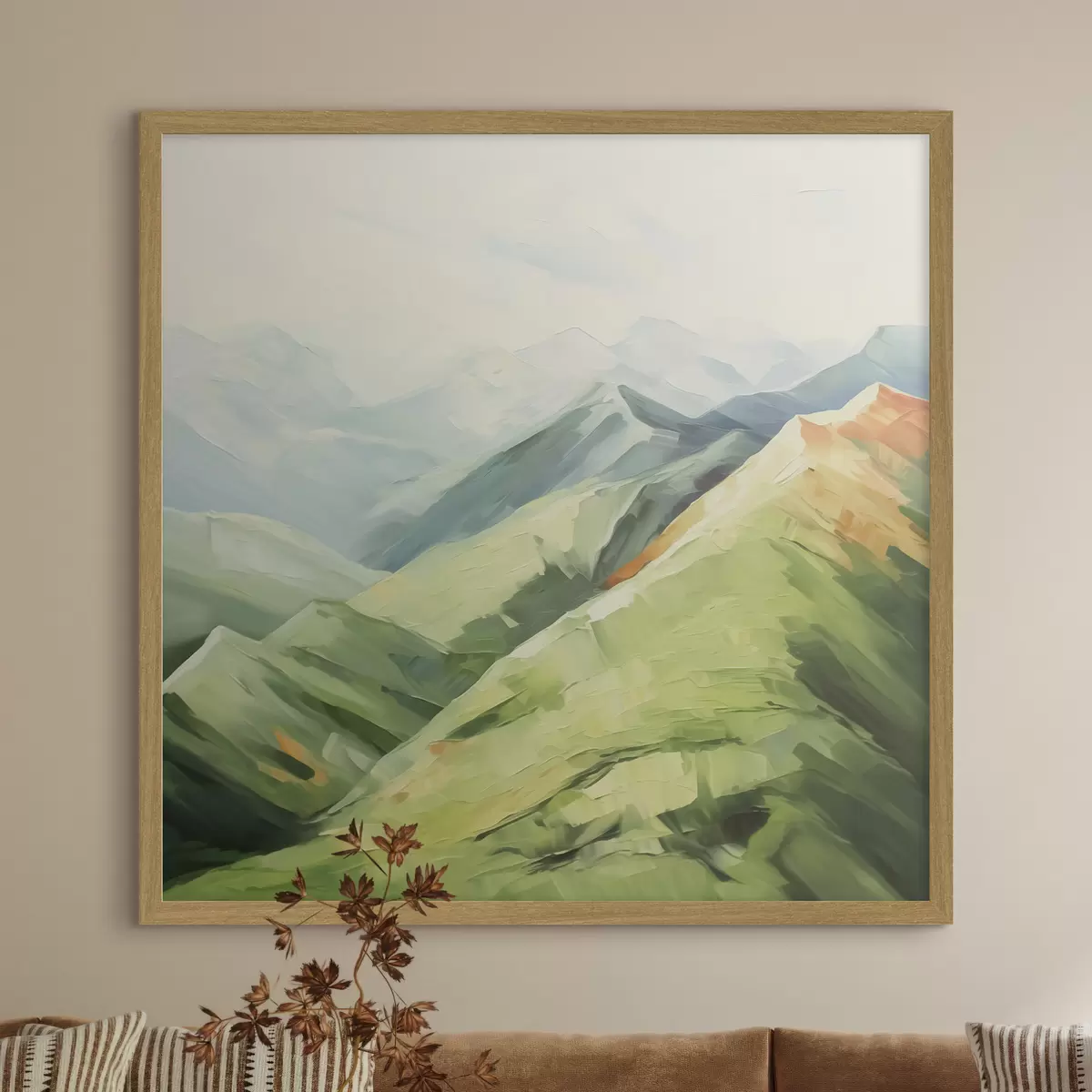 Poster paisaje de montaña f45125