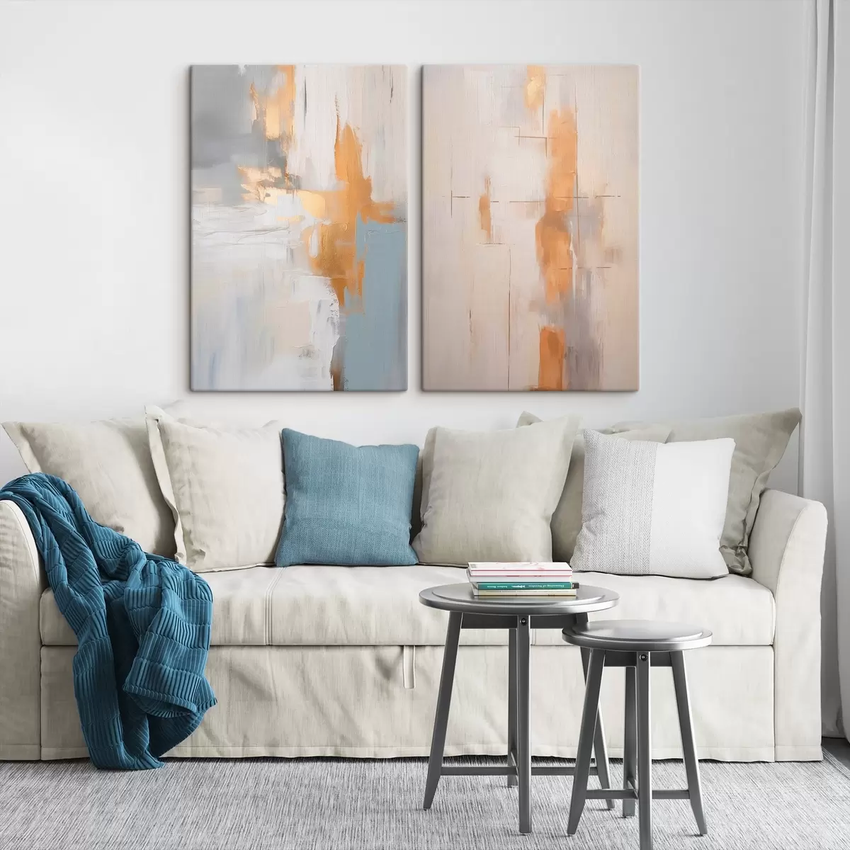 murales de pared Pinceladas abstractas imitación de pintura m00502