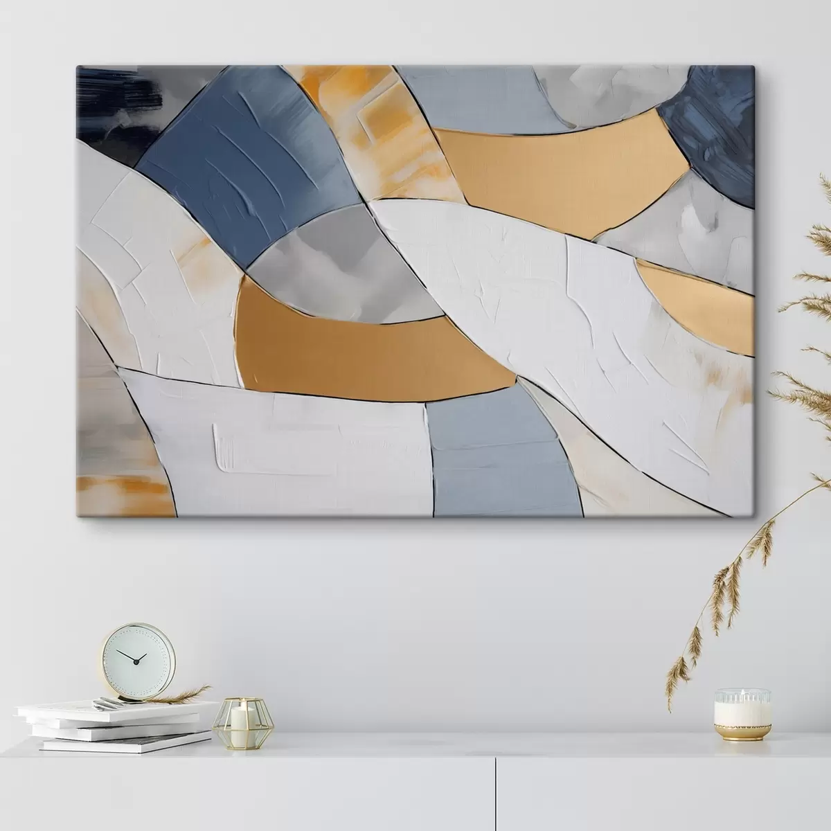 murales de pared Abstracción geométrica moderna s45118