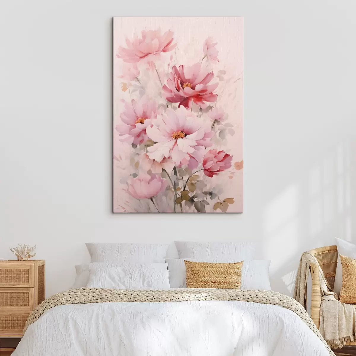 murales de pared Ramo de flores imitación pintura s45120