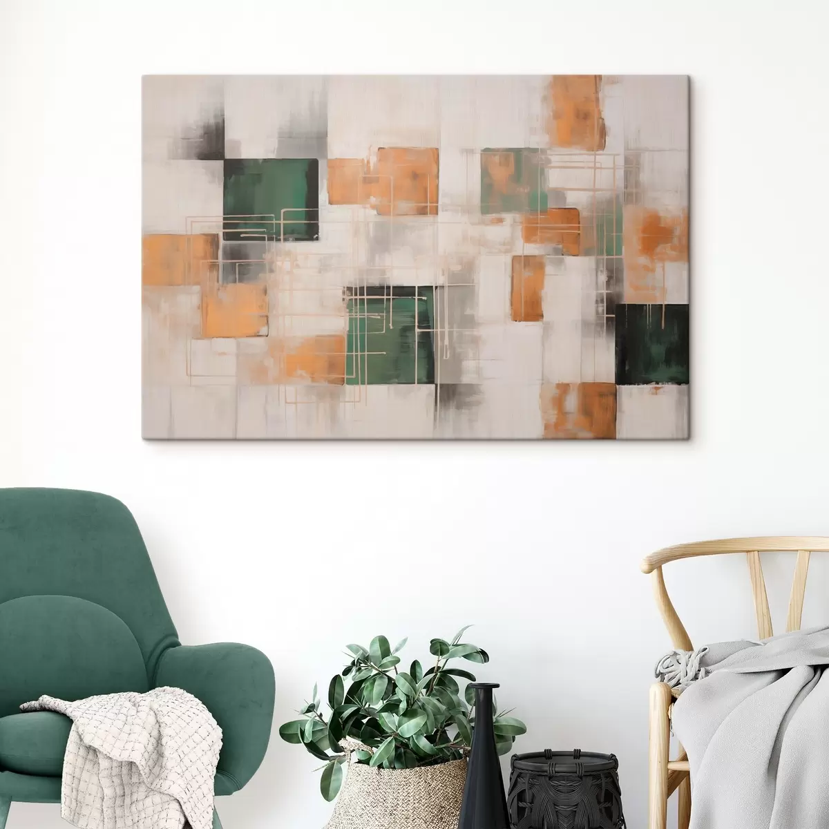 murales de pared Abstracción geométrica s45121