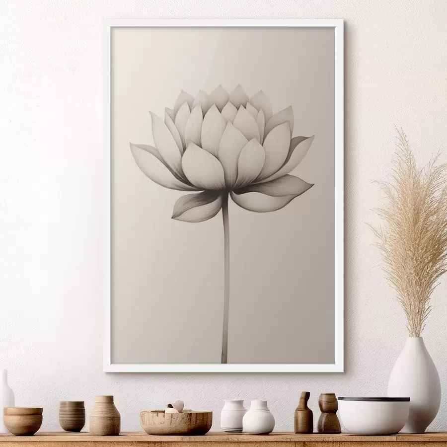 murales de pared Flor grande f45142