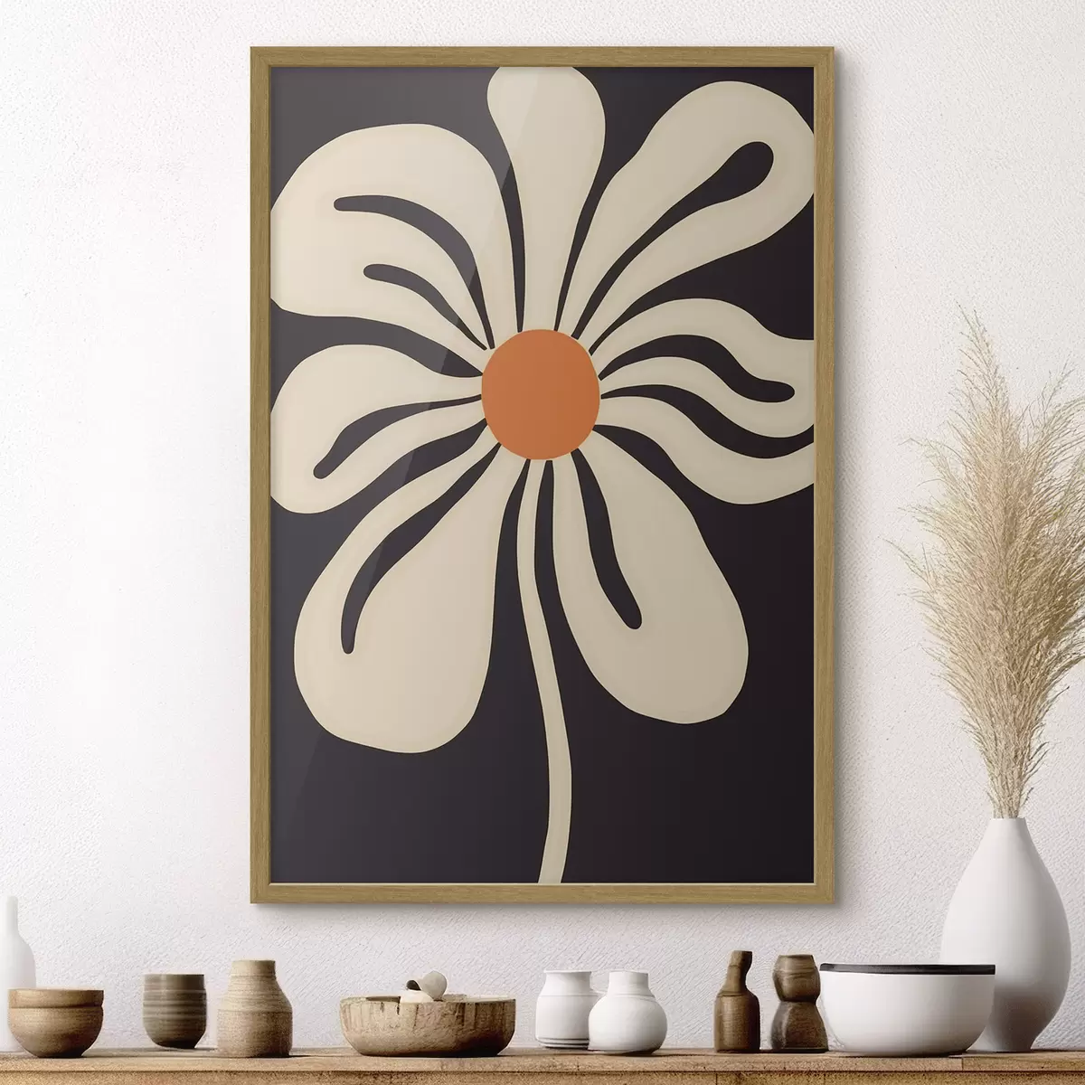Poster Flor estilizada f45150