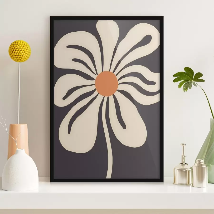 murales de pared Flor estilizada f45150