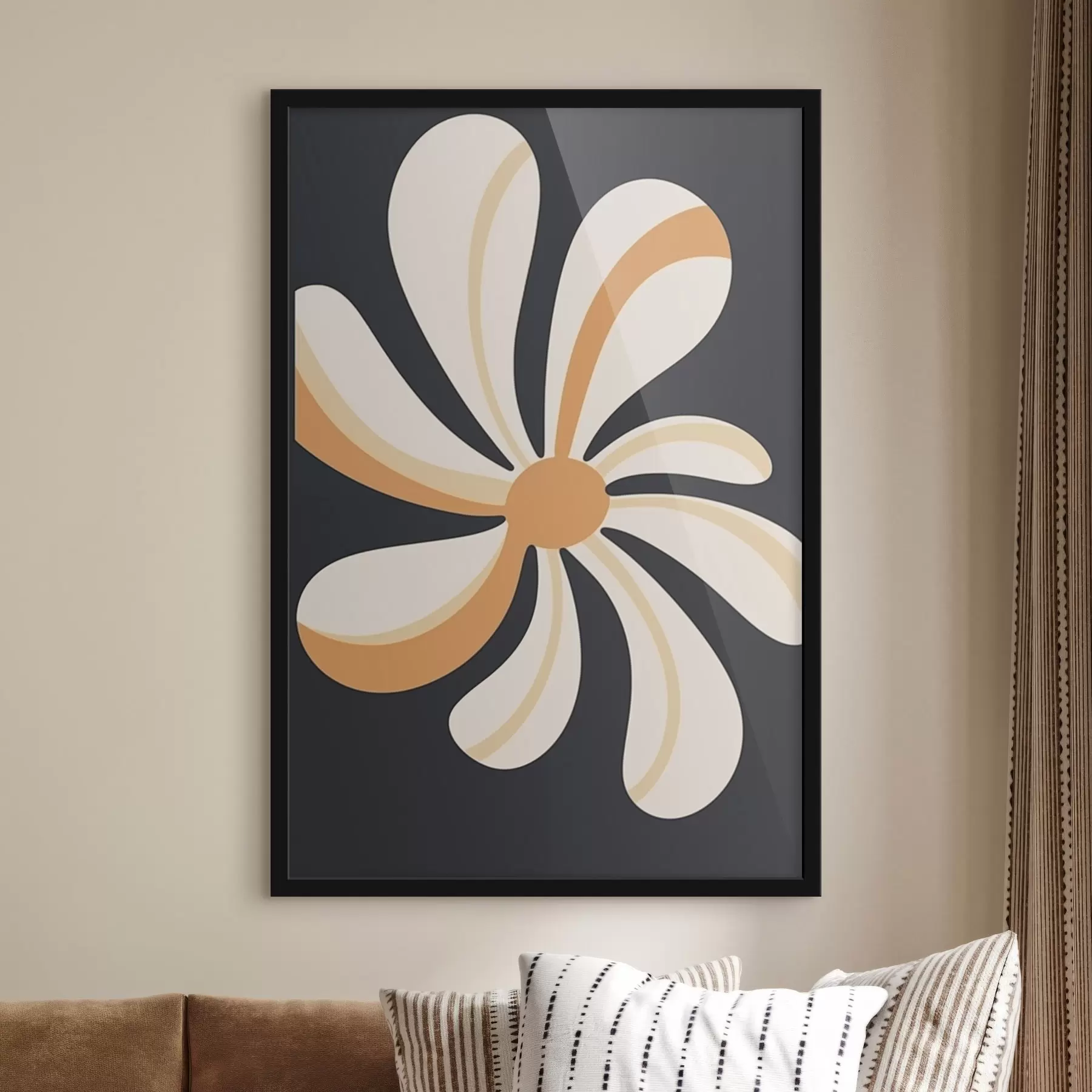 murales de pared Flor estilizada f45151