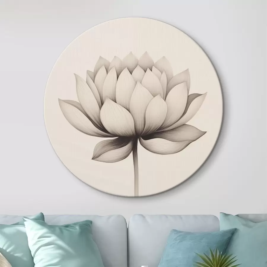 murales de pared Flor grande r45142