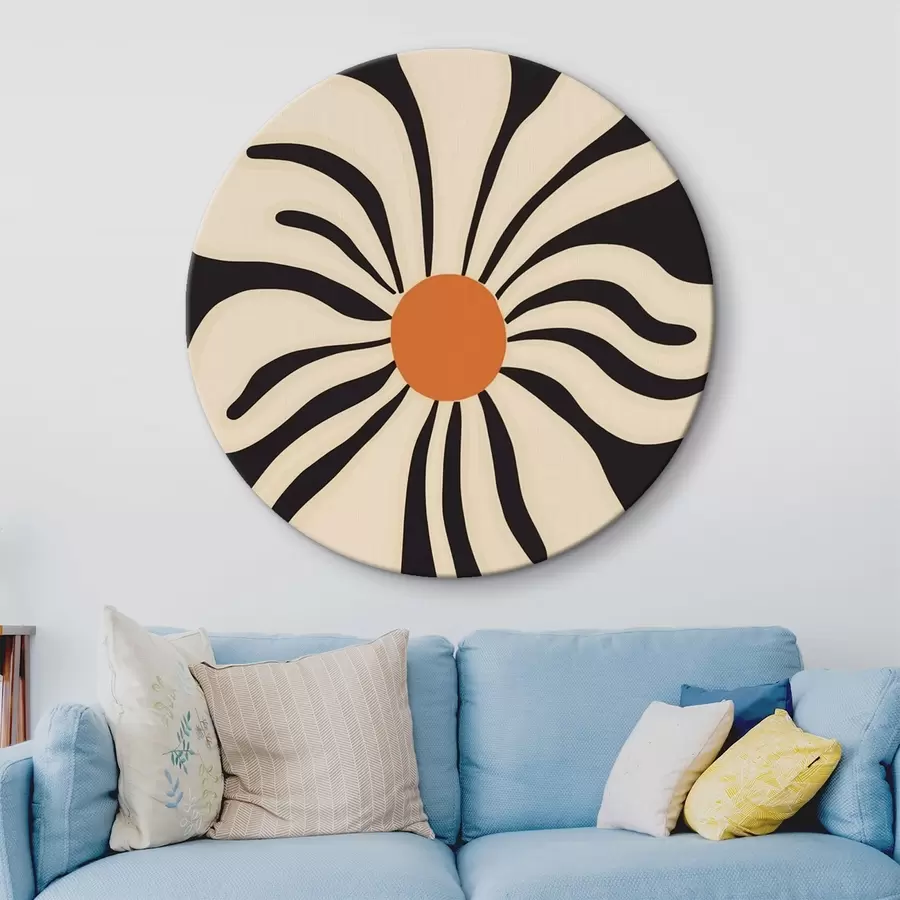 murales de pared Flor estilizada r45150