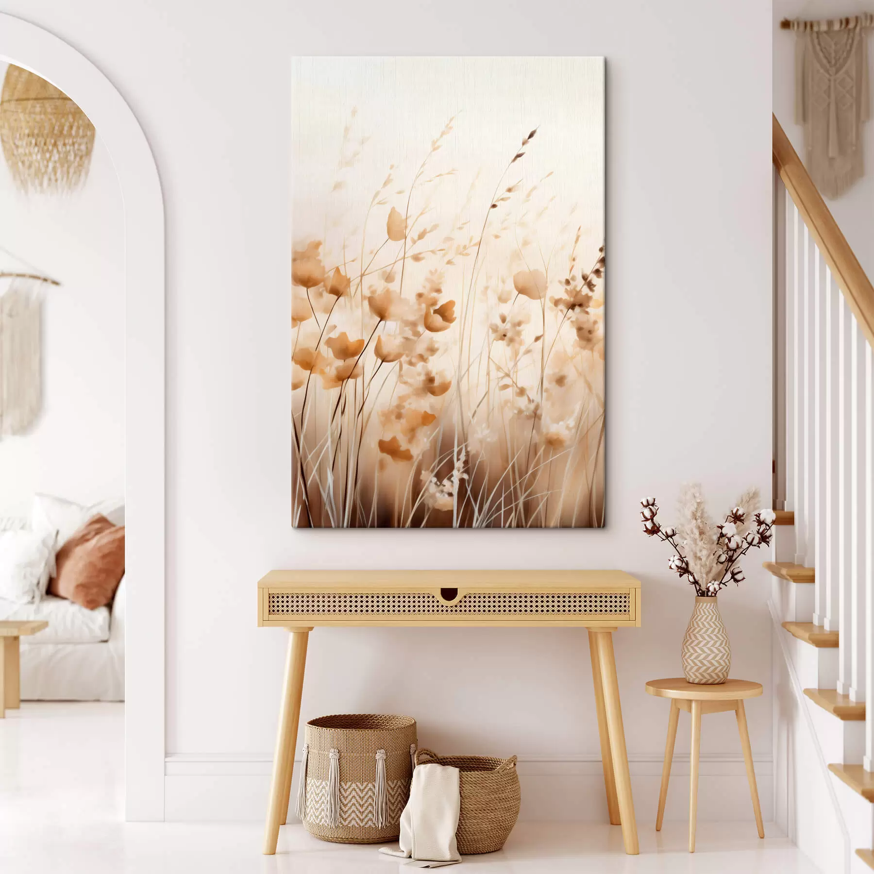 murales de pared Flores silvestres abstractas s45063