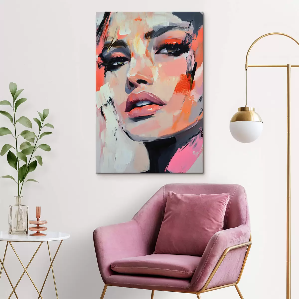 murales de pared Retrato de mujer s45135