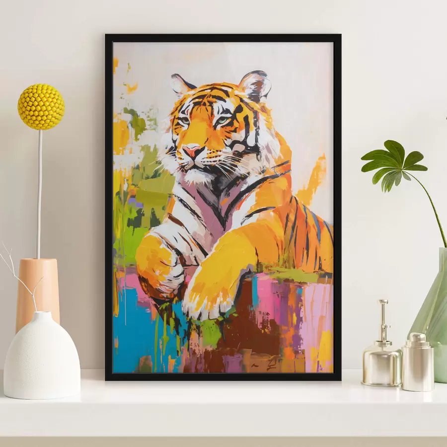 murales de pared Tigre f45070