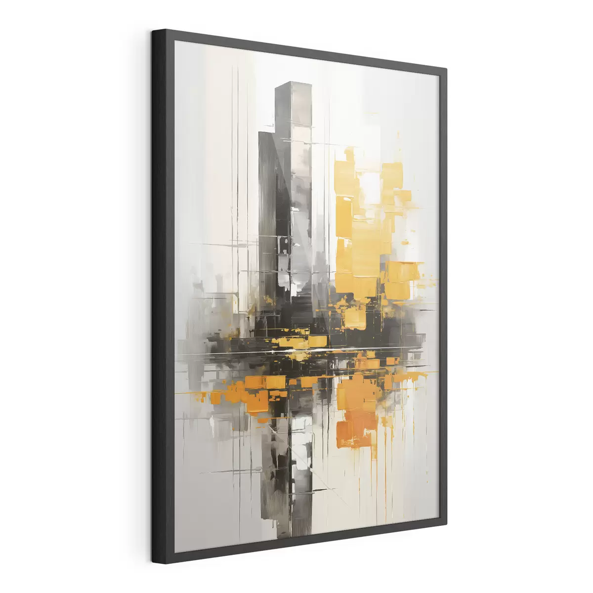 Poster Abstracción con rascacielos f45162