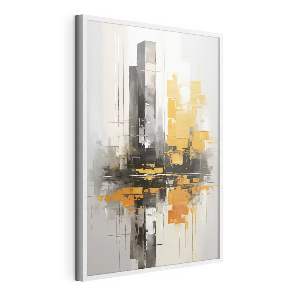 Poster Abstracción con rascacielos f45162