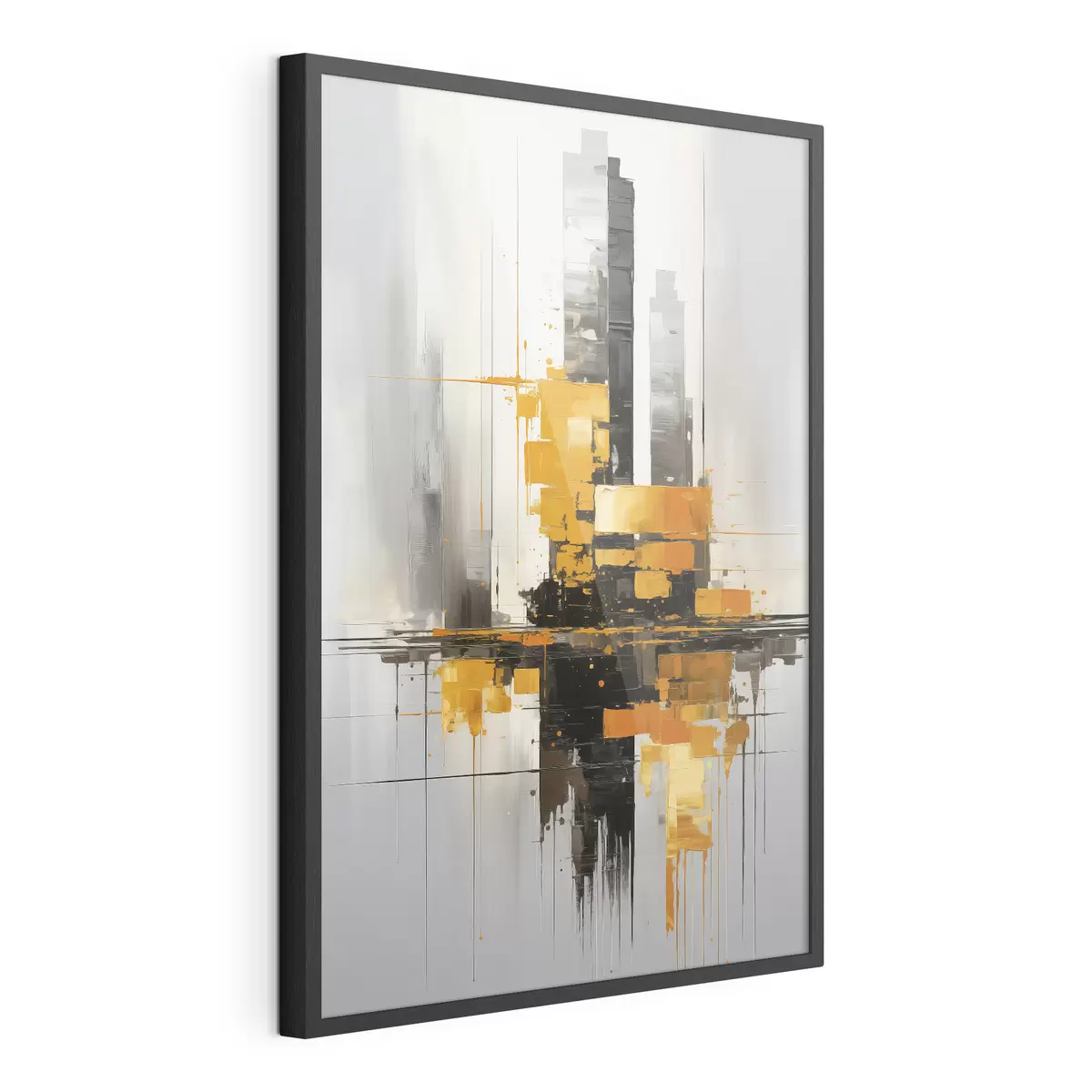 Poster Abstracción con rascacielos f45163